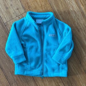 Columbia Turquoise Fleece Jacket